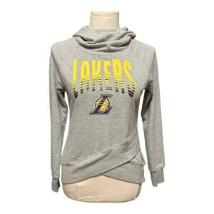 Girls Lakers Gray MBA Pullover Hoodie Size Medium 10/12